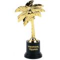 Plastic tropical trophy 5" - Printed